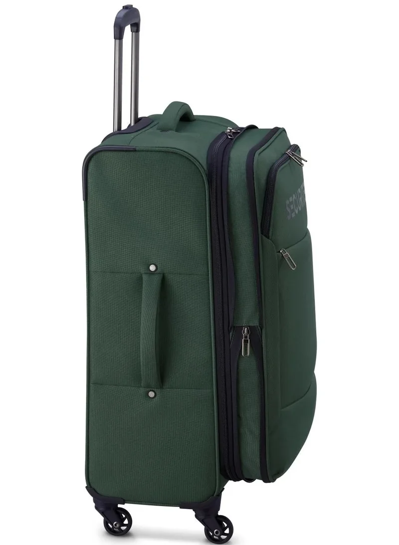 DELSEY Paris  Securitech Vanguard By Delsey Paris 70 Cm Expandable 4 Double Wheeled Check-In Luggage Trolley Case - Khaki  | Best Price UAE